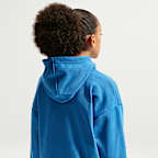 Sudadera con gorro de básquetbol de tejido Fleece oversized para niños talla grande Nike Sportswear