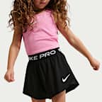 Shorts 2 en 1 Dri-FIT para niños talla pequeña Nike Pro