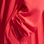 Dámské volné skládané mini šaty Nike Sportswear s dlouhým rukávem