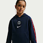 Paris Saint-Germain Home City Side Older Kids' Nike Football Fleece Hoodie