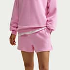 Nike Studio Fleece Lightweight Women's Mid-Rise Shorts