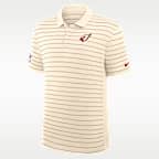 Polo Nike Dri-FIT de la NFL para hombre Arizona Cardinals Rivalries Collection Sideline Victory Striped
