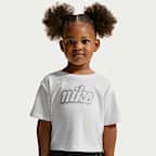 Nike Toddler Swoosh Sparkle Boxy T-Shirt