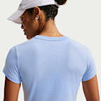 Playera de tenis de manga corta para mujer NikeCourt Heritage