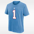 Cameron Ward Tennessee Titans Big Kids' Short-Sleeve T-Shirt