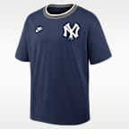 Playera Nike de la MLB para hombre New York Yankees Cooperstown Ringer