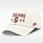 Gorra universitaria Nike ajustable para hombre USC Natural Club