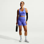 Nike Pro Seamless korte tanktop met Dri-FIT voor dames
