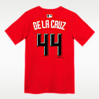 Elly De La Cruz Cincinnati Reds City Connect Little Kids' Nike MLB T-Shirt