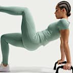 Nike Universa Leggings de longitud completa de talle alto sin costuras delanteras - Mujer