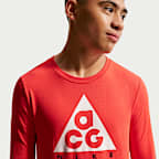 Playera de manga larga Dri-FIT para niños talla grande Nike ACG