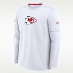 Kansas City Chiefs Sideline Coaches Men's Nike Therma-FIT NFL Long-Sleeve T-Shirt