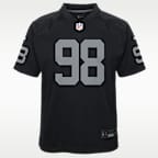 Maxx Crosby Las Vegas Raiders 2024 Big Kids' Nike NFL Game Jersey