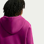 Sudadera con gorro de cierre completo para mujer (talla grande) Nike Studio Fleece Medium Weight