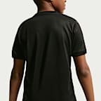 Playera de futbol Nike Dri-FIT para antes del partido del Club Atlético de Madrid visitante para niños talla grande