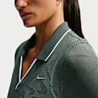 Playera de manga larga con encaje ajustada y corte medio para mujer Nike Sportswear Chill Knit