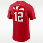 Playera Nike para hombre Josh Naylor Canada National Baseball Team 2026 World Baseball Classic