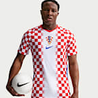 Pánské domácí autentické fotbalové tričko Nike Aero-FIT Chorvatsko 2026