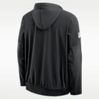 Cincinnati Bengals Sideline Anorak Men's Nike NFL 1/2-Zip Hooded Jacket