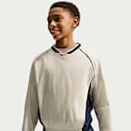 나이키 스포츠웨어 주니어 우븐 브이넥 긴팔 탑