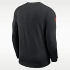 Cincinnati Bengals Sideline Coach Men's Nike Dri-FIT NFL Long-Sleeve Top