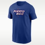 Playera Nike para hombre Puerto Rico National Baseball Team 2026 World Baseball Classic Icon