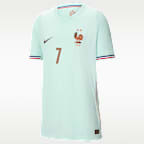 Jersey de futbol Nike Dri-FIT ADV de la selección de Francia visitante 2026 Match Ousmane Dembélé para niños talla grande
