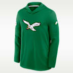Camiseta de manga larga Nike Dri-FIT de la NFL con gorro para hombre Philadelphia Eagles Alt
