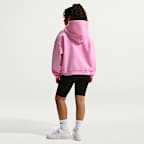 Sweat oversize à capuche et zip Nike Sportswear Studio Fleece pour ado (fille)