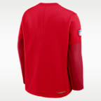 Kansas City Chiefs Scripted To Win Sideline Coach Men's Nike Therma-FIT NFL Long-Sleeve T-Shirt