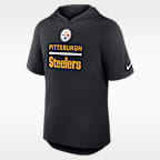 Pittsburgh Steelers Men's Nike Dri-FIT NFL Hooded T-Shirt