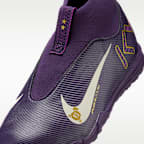 Tacos de fútbol para pasto sintético (turf) de corte high para niños grandes Nike Jr. Mercurial Superfly 10 Academy "Kylian Mbappé"