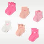 Calcetines al tobillo texturizados para bebé Nike (6 pares)