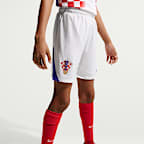 Fotbollsshorts Nike Dri-FIT Replica Kroatien 2026 Stadium Away för ungdom