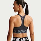 สปอร์ตบราผู้หญิงซัพพอร์ตระดับกลางเสริมฟองน้ำ Nike Pro Sculpt