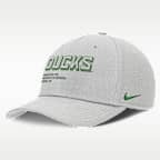 Gorra universitaria Nike ajustable para hombre Oregon On-Field Primetime Rise