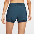 Nike Dri-FIT One Women's Mid-rise 8cm (approx.) 2-in-1 Shorts
