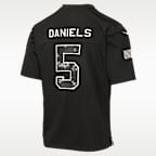 Jayden Daniels Washington Commanders Salute to Service Big Kids' Nike NFL Game Jersey