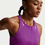 Nike AeroSwift verkürztes Dri-FIT ADV Lauf-Tanktop mit Taschen (Damen)