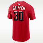 Playera Nike de la MLB para hombre Ken Griffey Jr. Cincinnati Reds City Connect