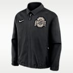 Ohio State Local Twill Men's Nike College Full-Zip Jacket