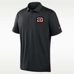 Cincinnati Bengals Tour Men's Nike Dri-FIT NFL Polo