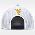 Gorra de rejilla universitaria Nike ajustable para hombre West Virginia On-Field Rise