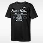 Las Vegas Raiders Rewind Hometown Slub Big Kids' Nike Dri-FIT NFL T-Shirt