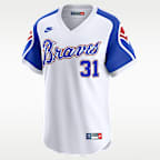 Greg Maddux Atlanta Braves Cooperstown Men's Nike Dri-FIT ADV MLB Limited Jersey