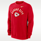 Kansas City Chiefs Club Men's Nike NFL Pullover Crew
