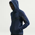 Casaco de lã cardada Windrunner com fecho completo Nike Tech para homem