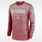 Playera universitaria Nike Dri-FIT para hombre Alabama Sideline Velocity
