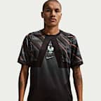 Jersey de fútbol de manga corta Nike Dri-FIT Replica para hombre Francia portero 2026 Stadium