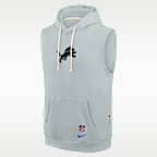 Sudadera con gorro sin cierre sin mangas Nike Dri-FIT de la NFL para hombre Detroit Lions Rivalries Collection Sideline